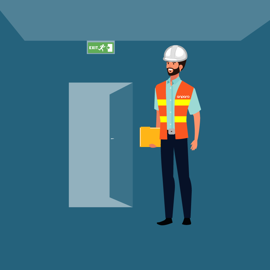 Ispitivanje ispravnosti sigurnosne i protupaničlne rasvjete, Zaštita na radu Anparo